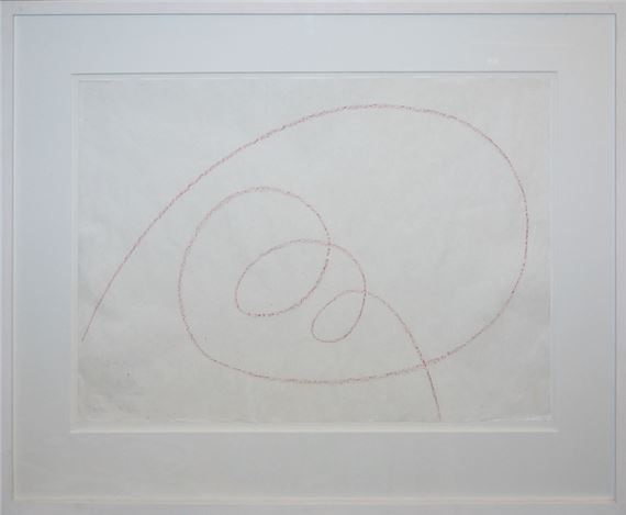 "Kurvige Schwünge I" by Hermann Glöckner, dat. "14.7.1985"