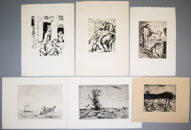 Artwork by Carla Pohle, Sammlungsnachlass von 6, Made of Etching