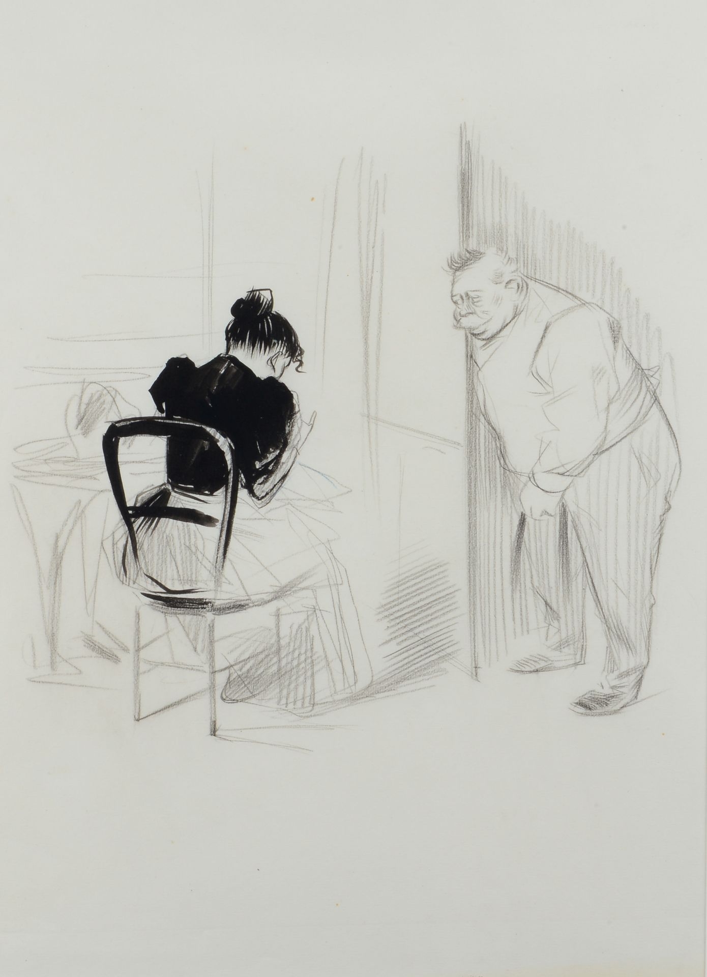 Jean-Louis Forain | The indiscreet | MutualArt