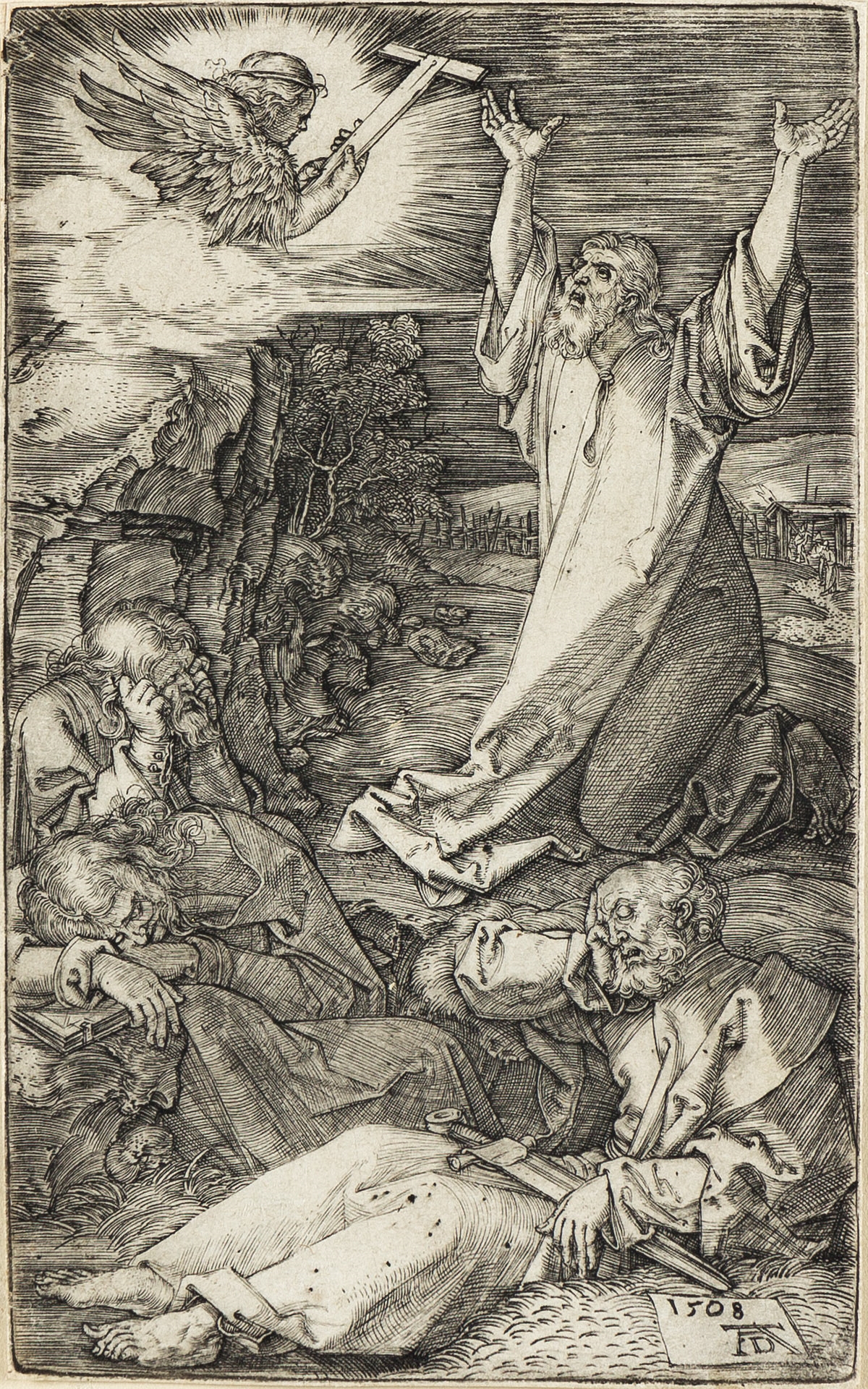 Christ on the Mount of Olives by Albrecht Dürer, 1508