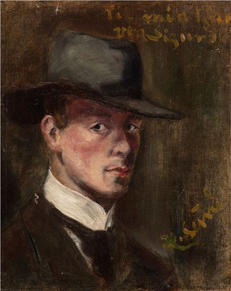 Mannsportrett by Henrik Lund