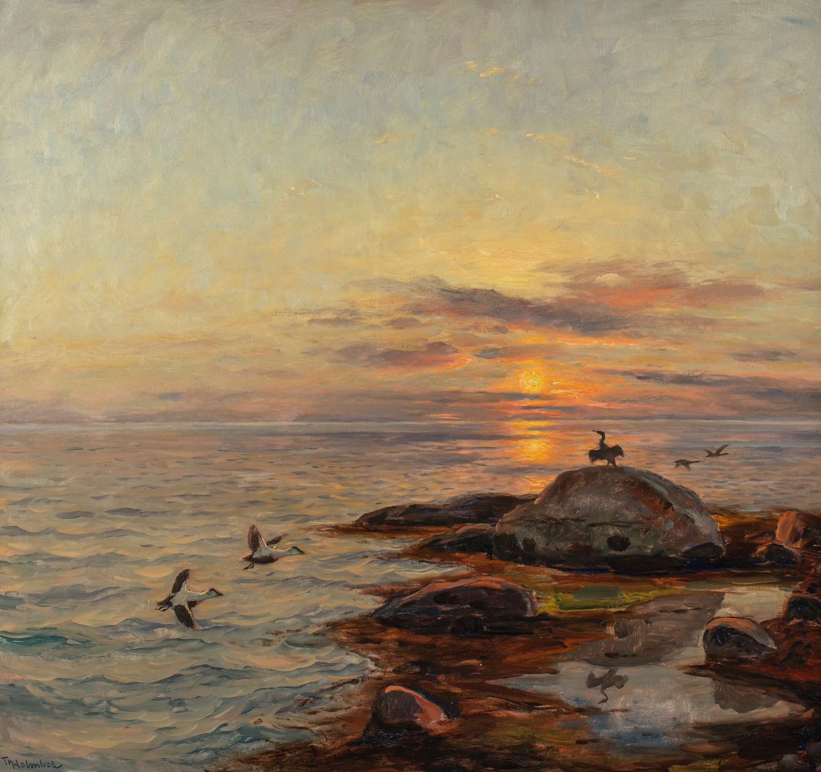 Artwork by Thorolf Holmboe, THOROLF HOLMBOE (1866-1935), Made of Oil on canvas