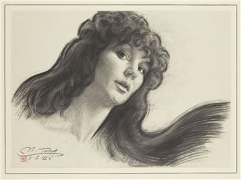 portrait of a woman - M. Tang