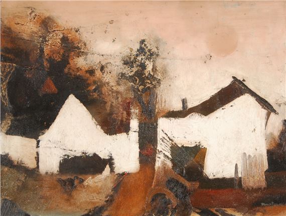 Ferme wallonne au chat by Floris Jespers, 1929