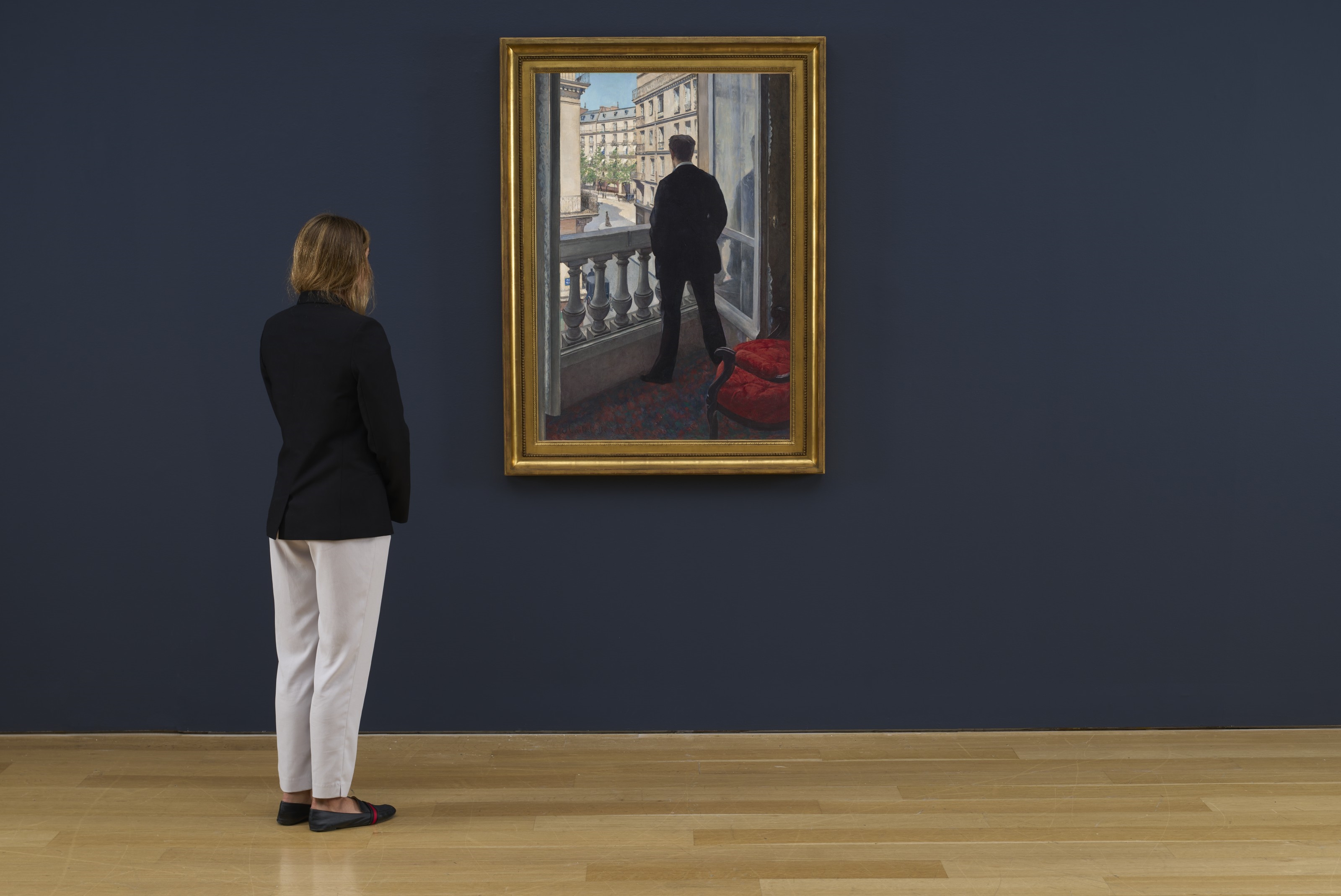 Gustave Caillebotte | Jeune homme à sa fenêtre (1876) | MutualArt