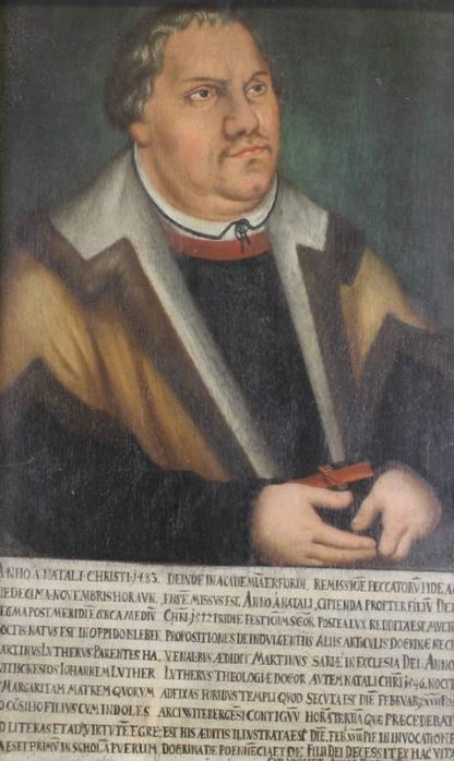 "Porträt Martin Luther" by Lucas Cranach the Elder