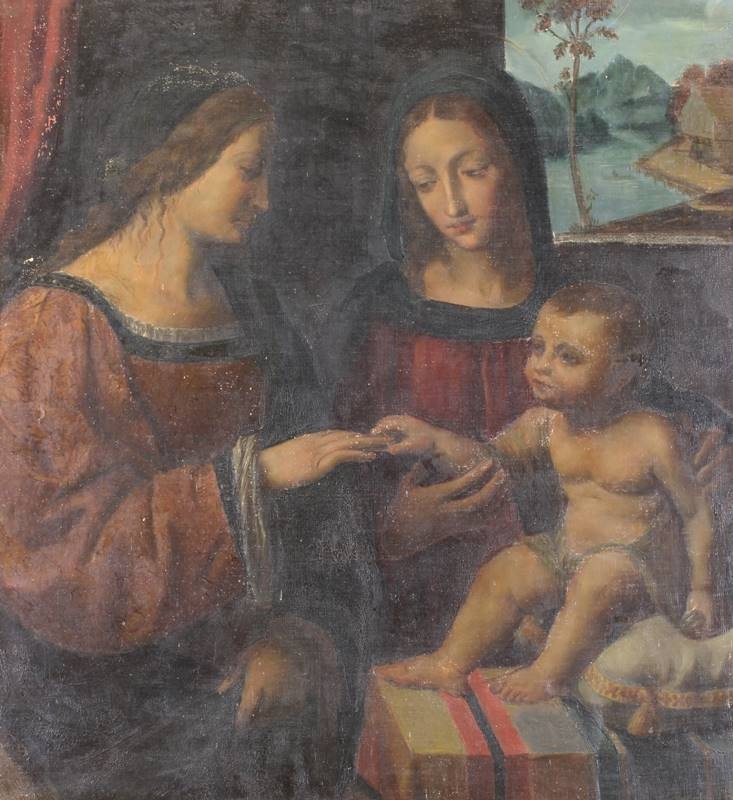 "Die Hochzeit der Heiligen Katharina" by Bernardino Luini, Angelo Ripamonti