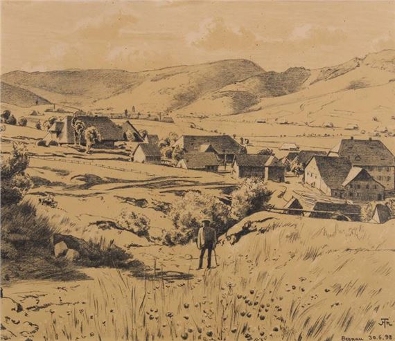 "Bernau" by Hans Thoma, 1898