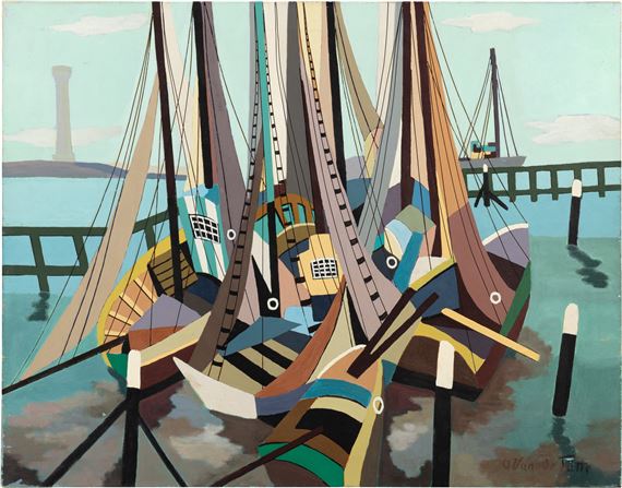 Voiles et mâts by Adrien Van de Putte