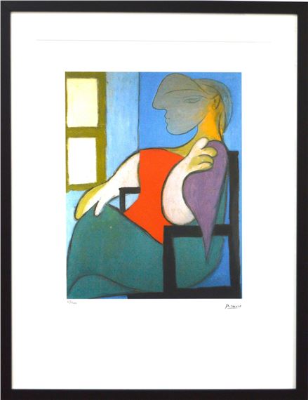 Pablo Picasso | Femme assise pres d'une fenetre | MutualArt
