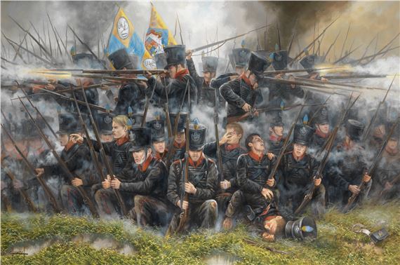 Steady, the Brunswickers! by Jose Ferre Clauzel