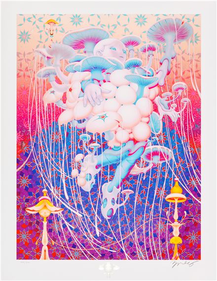 James Jean | Meowtide (Suga) : BTS (2021) | MutualArt
