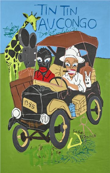 Tintin au Congo, 2021 by Dolet Malalu
