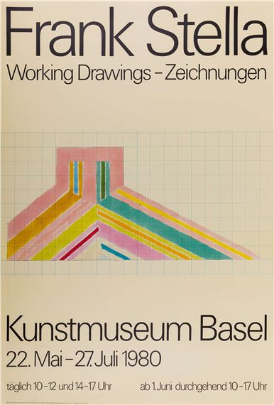 フランクステラ ポスター HIBELL ART フランク・ステラ 1984