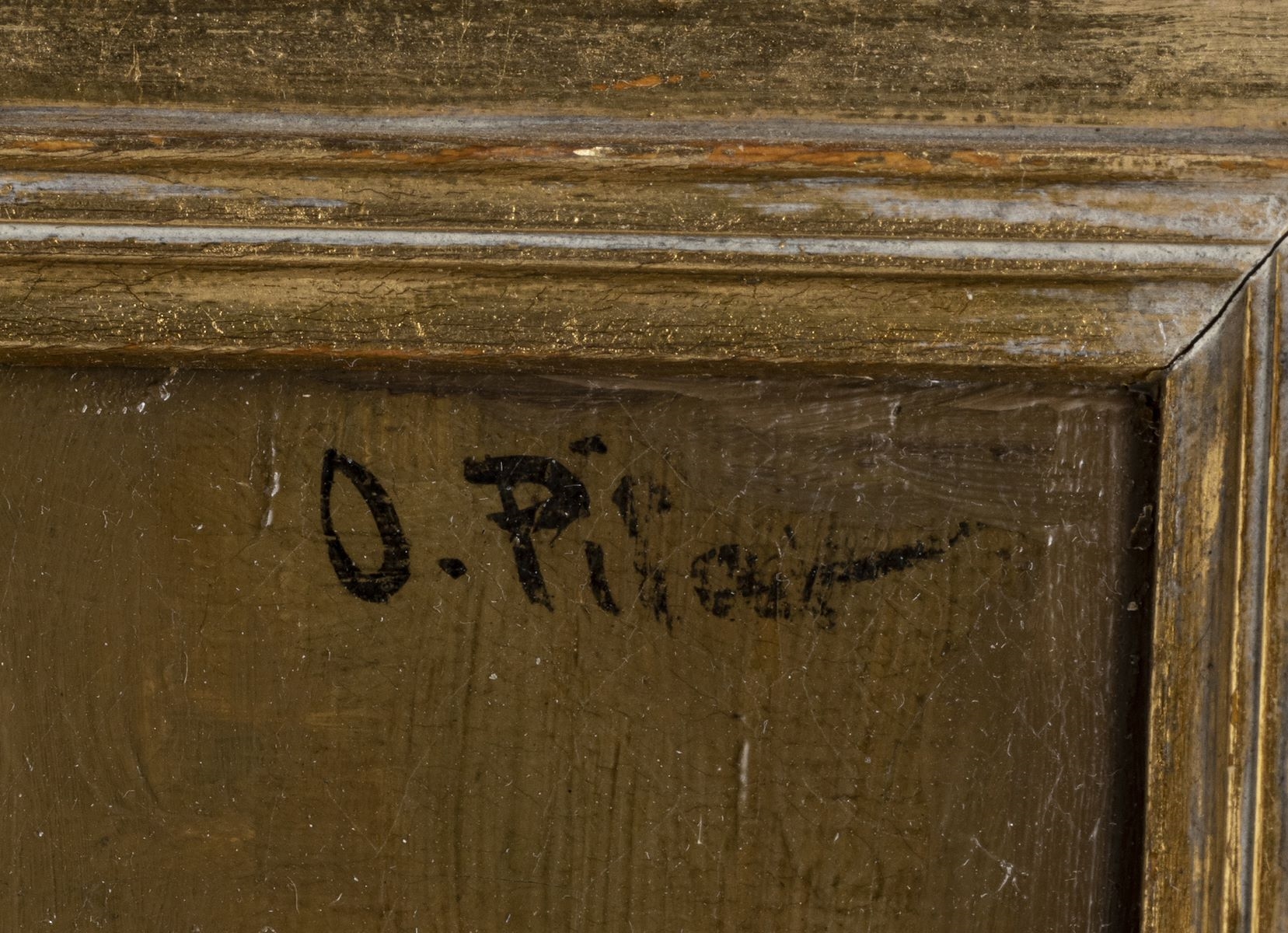 Artwork by O. Pilar, PORTRAIT OF A MAN, Made of OIL PAINTING ON CANVAS