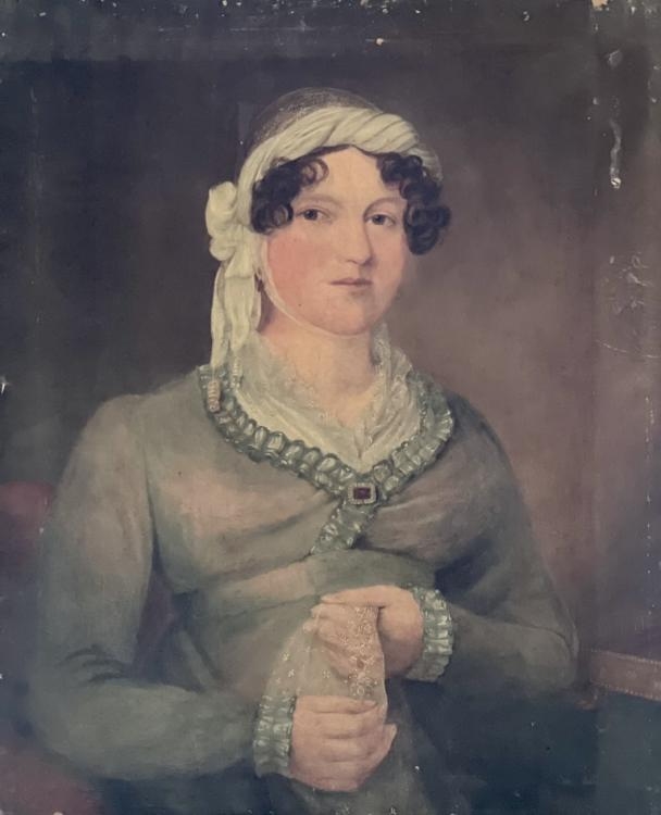 Portrait of a young lady by English School, 19th Century, circa 1830