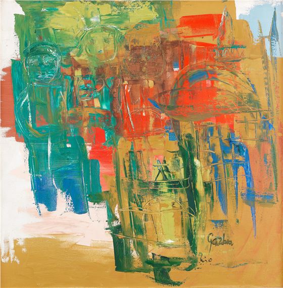 Untitled by Gazbia Sirry, executed circa early 1990s