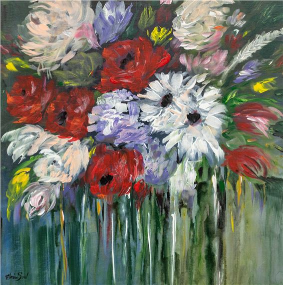 Still Life Flowers by Elmira Soul