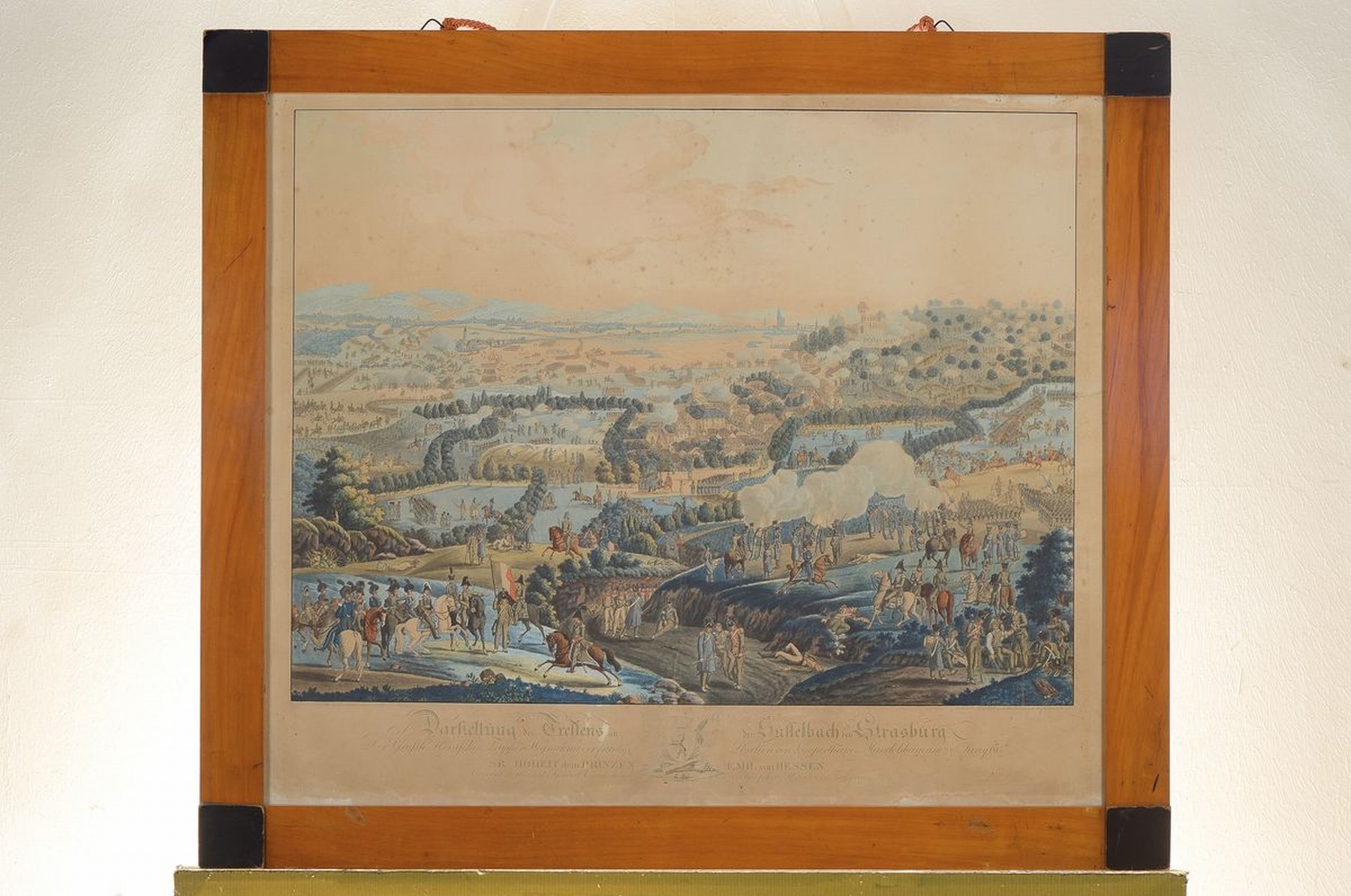 Artwork by Johann Theodor Susemihl, Hessian troops taking away the French, Made of etching