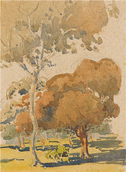 In the Botanical Gardens by Clément Sénèque, 1925