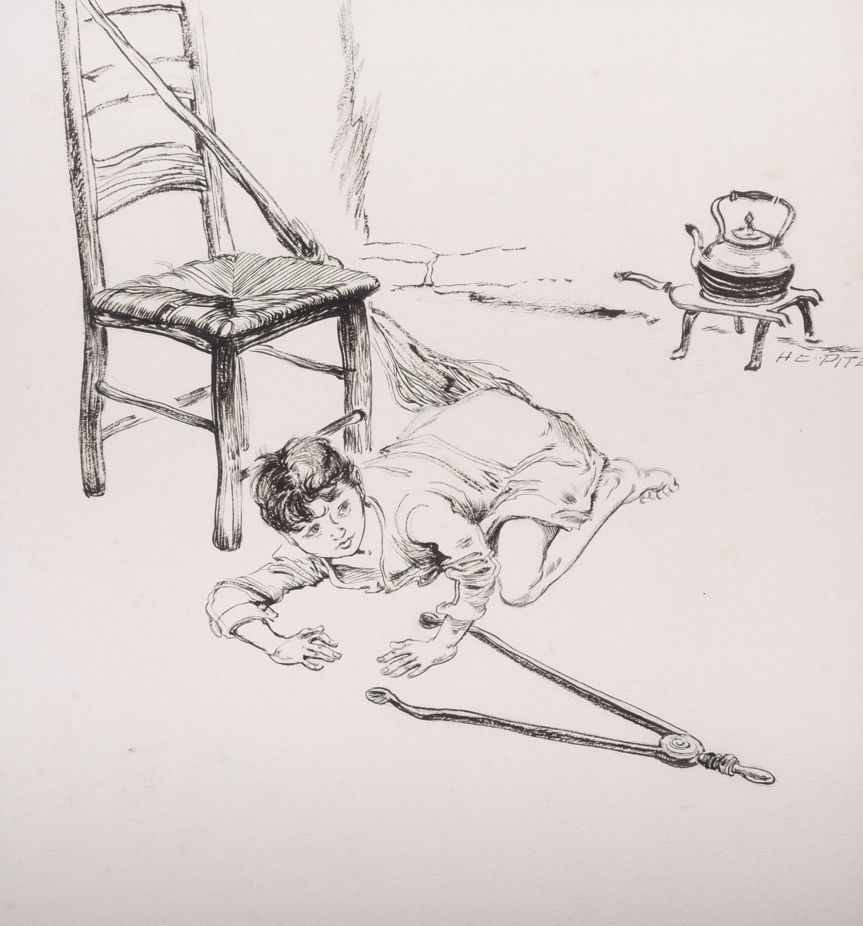 Henry Clarence Pitz | Illustration drawings (in frame) | MutualArt