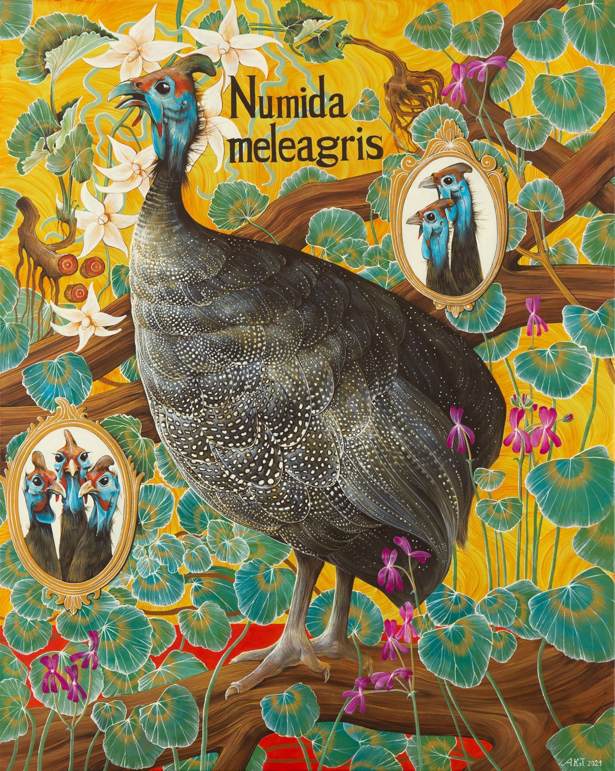 Artwork by Adelajda Kot, PERLICZKA, Made of acrylic/canvas