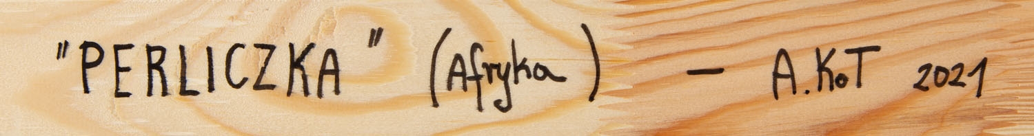 Artwork by Adelajda Kot, PERLICZKA, Made of acrylic/canvas