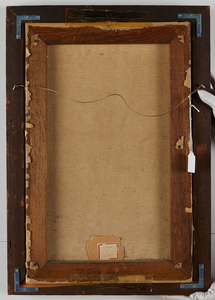 Artwork by Henry Carling, Henry Carling Barbizon Painting Sunset, Made of Oil on canvas