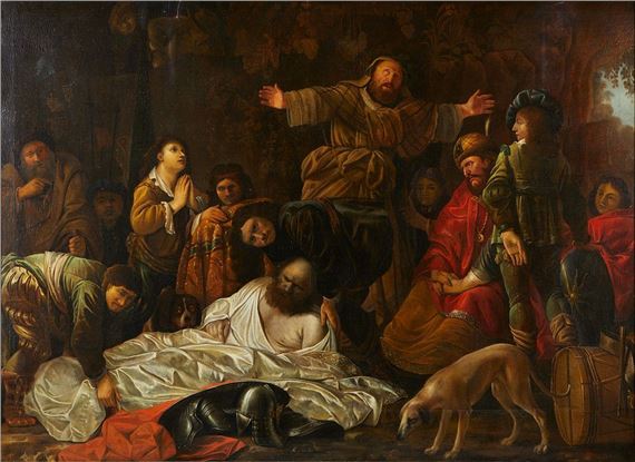 Attr. Gerrit Willemsz Horst Humiliation of King Ahab - Gerritt Willemsz. Horst