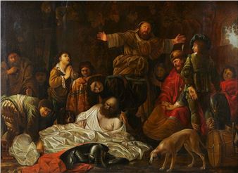 Attr. Gerrit Willemsz Horst Humiliation of King Ahab - Gerritt Willemsz. Horst