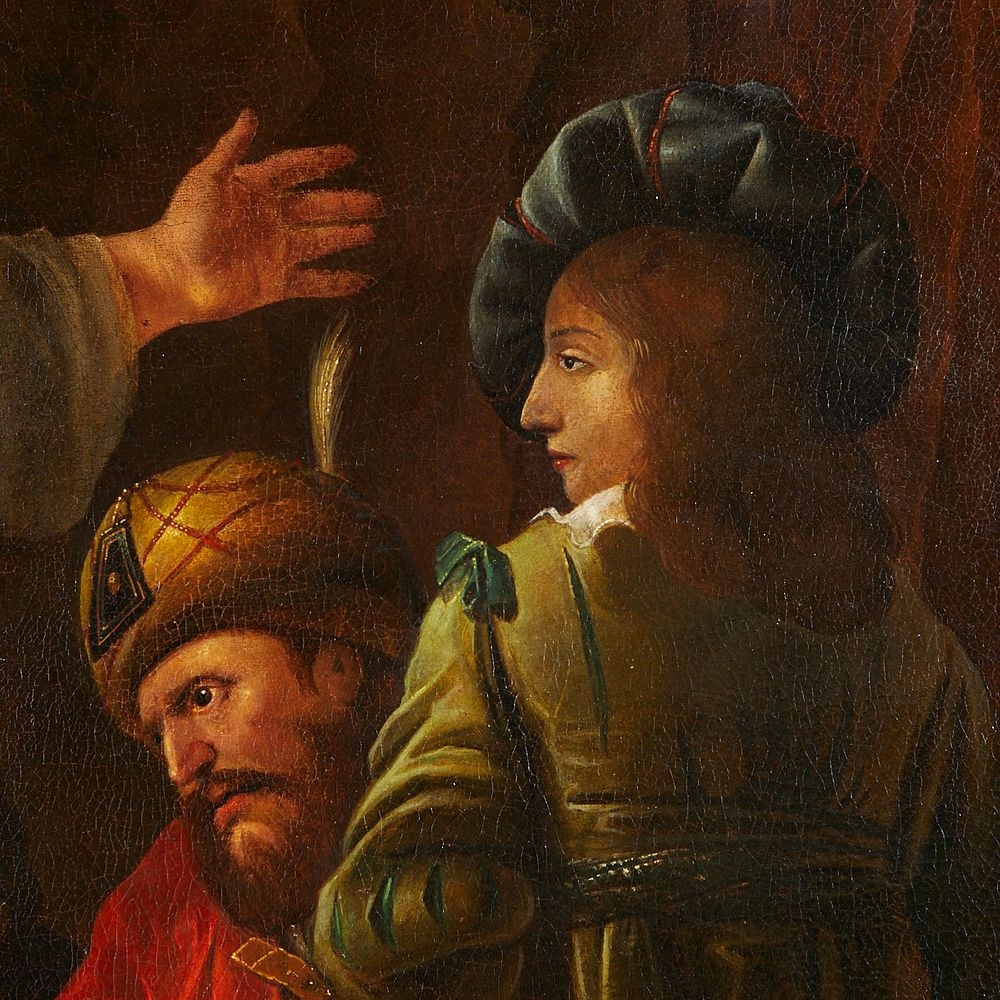 Artwork by Gerritt Willemsz. Horst, Attr. Gerrit Willemsz Horst Humiliation of King Ahab, Made of Oil on canvas