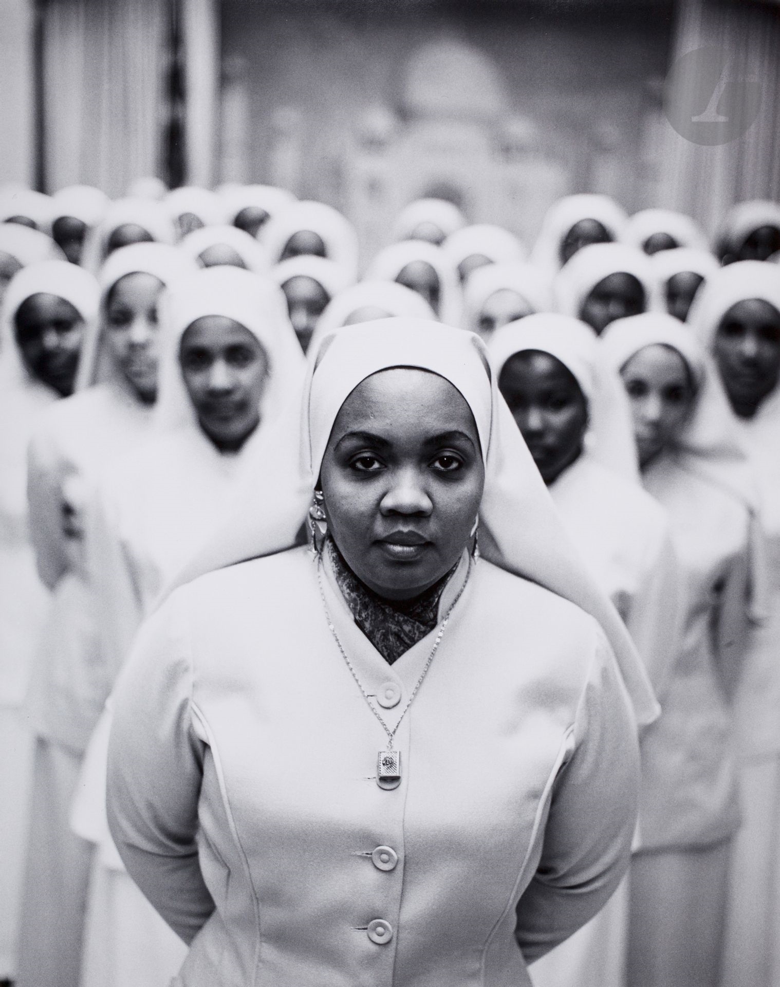 Artwork by Gordon Parks, Ethel Sharrieff (from the Black Muslims series), Made of Silver print