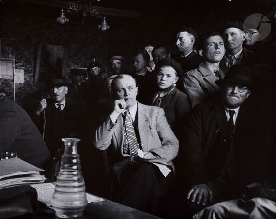 Political meeting by Gordon Parks, 1951