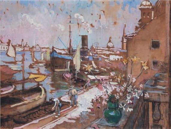 Venice by Adrien Jean Le Mayeur de Merprés, 1919