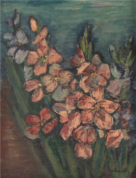 Flower branches by Friedrich Vordemberge-Gildewart