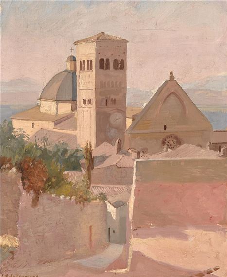 European Town Scene by Jean Parker Sutherland