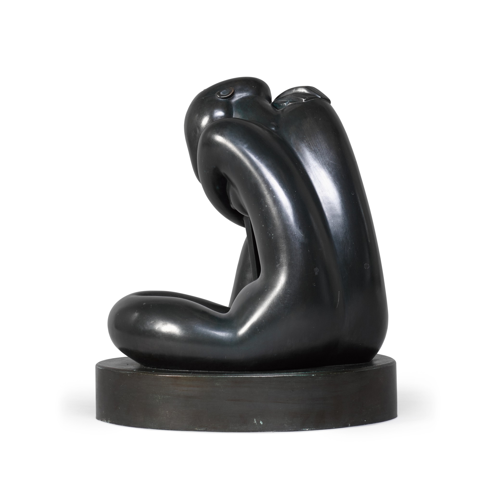 Artwork by Boldi, Brazilian Woman, Made of bronze, green patina