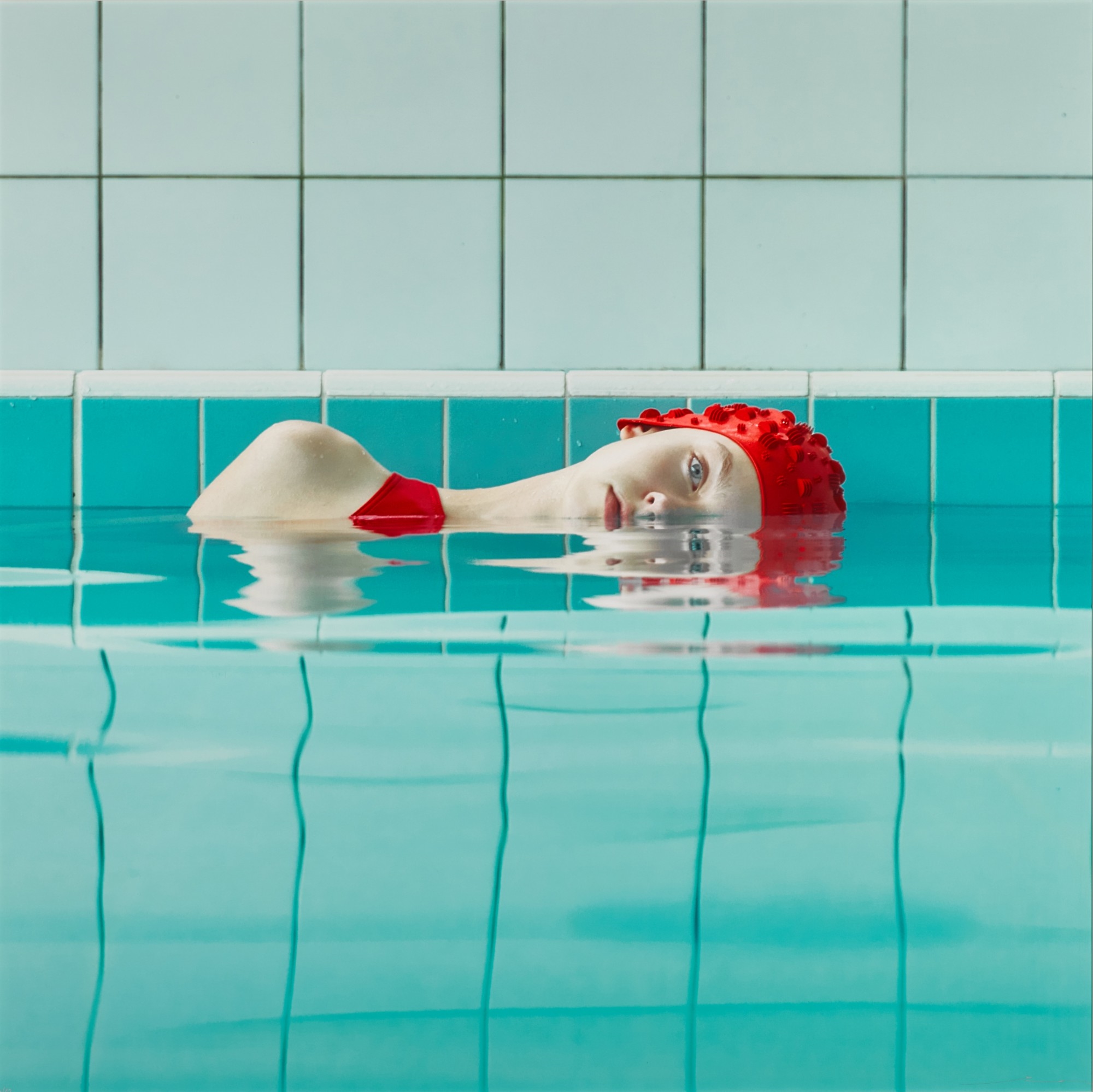 Artwork by Maria Svarbova, Horizon (Red Beauty), Made of archival pigment print