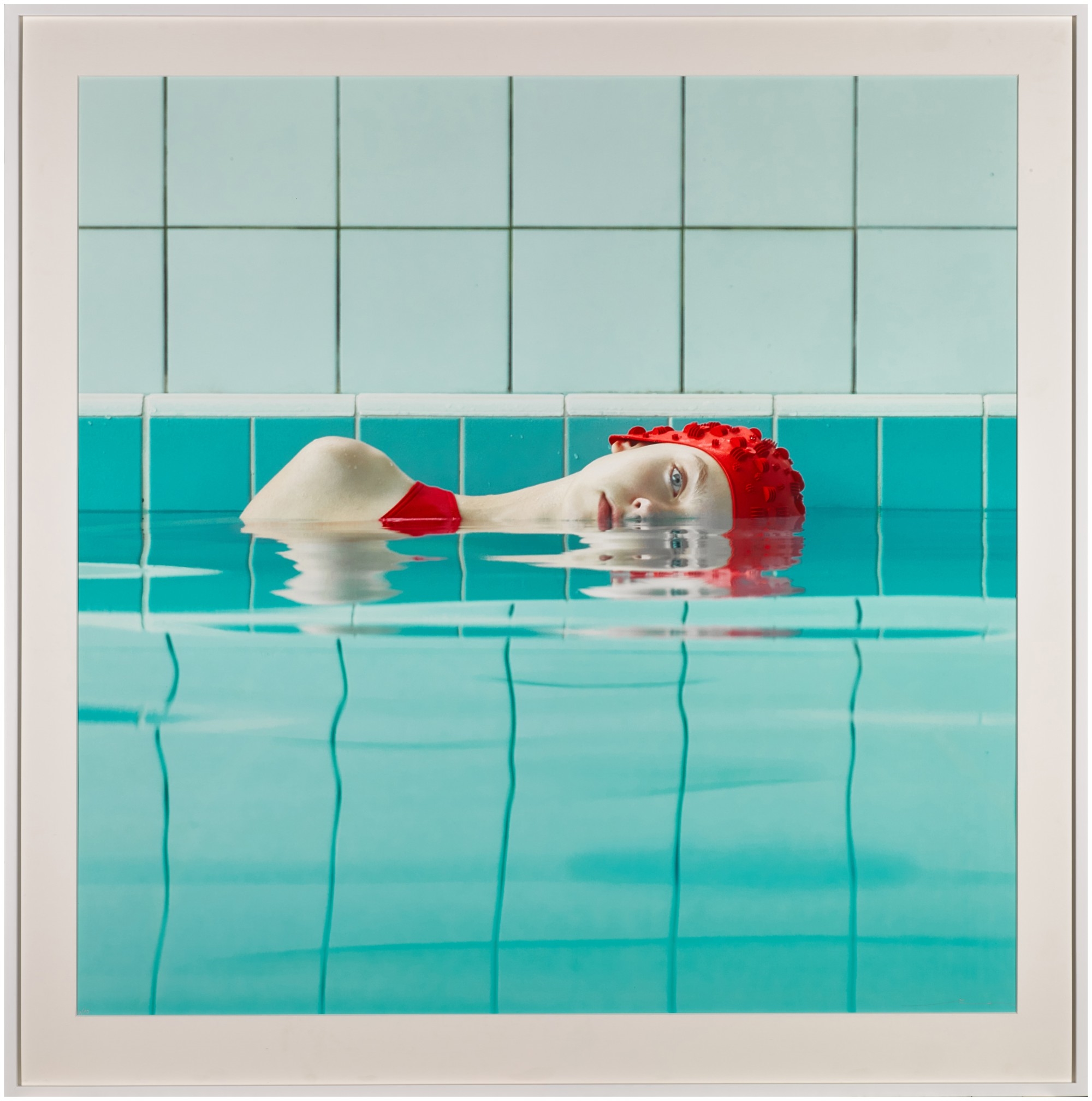 Artwork by Maria Svarbova, Horizon (Red Beauty), Made of archival pigment print