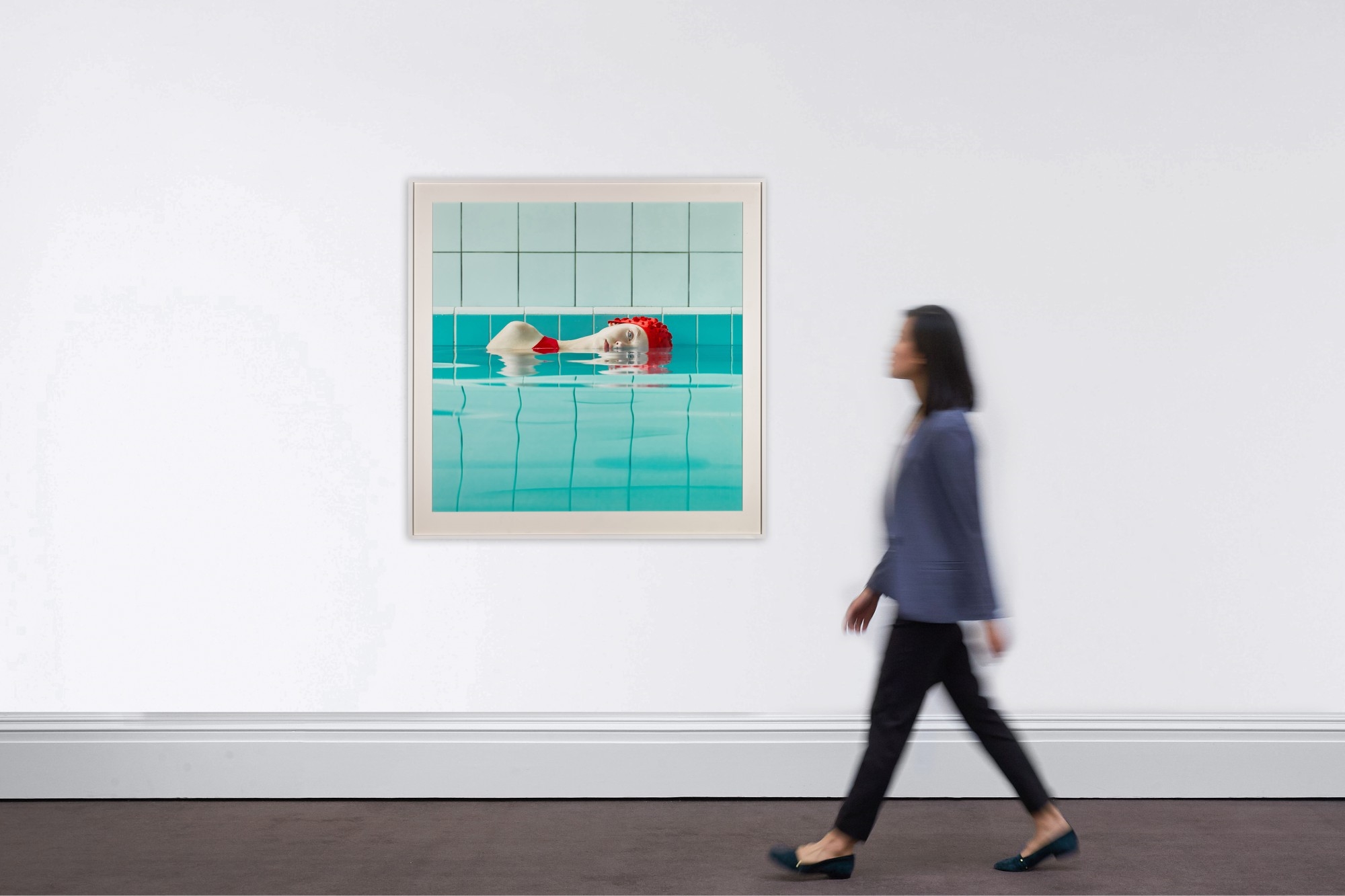 Artwork by Maria Svarbova, Horizon (Red Beauty), Made of archival pigment print