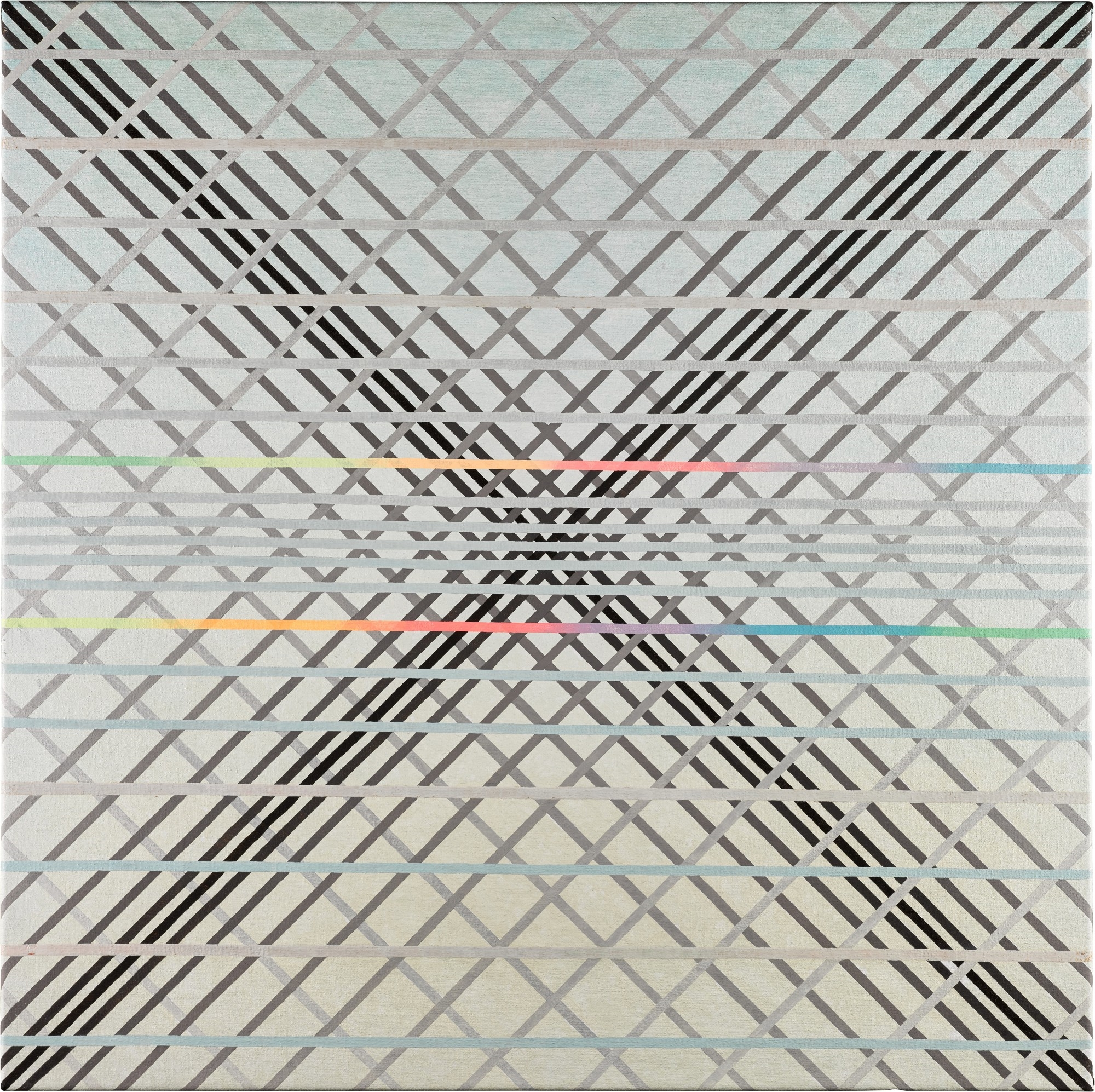 Artwork by Laszlo Milasovszky, What is happening under the ice? (Was geschieht unter dem Eis?), Made of oil on canvas