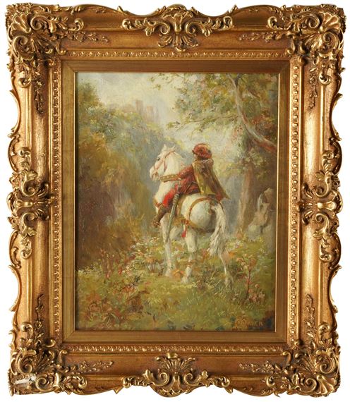 R.S. Mayer | : BOY ON HORSEBACK IN LANDSCAPE | MutualArt