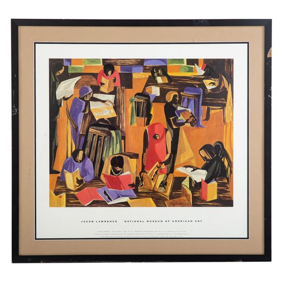 Jacob Lawrence | The Library | MutualArt