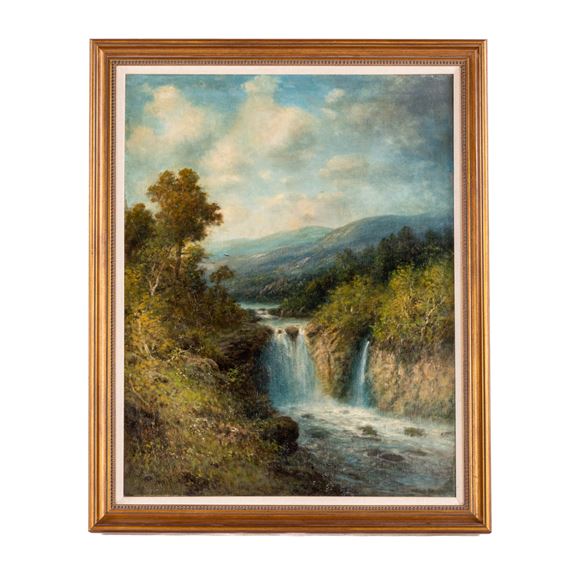 Landscape with Waterfall by Thomas Bailey Griffin