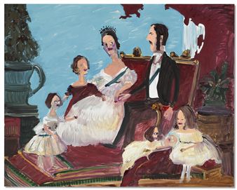 Victoria and Albert (The Royal Family) (After Franz Xaver Winterhalter) - Genieve Figgis