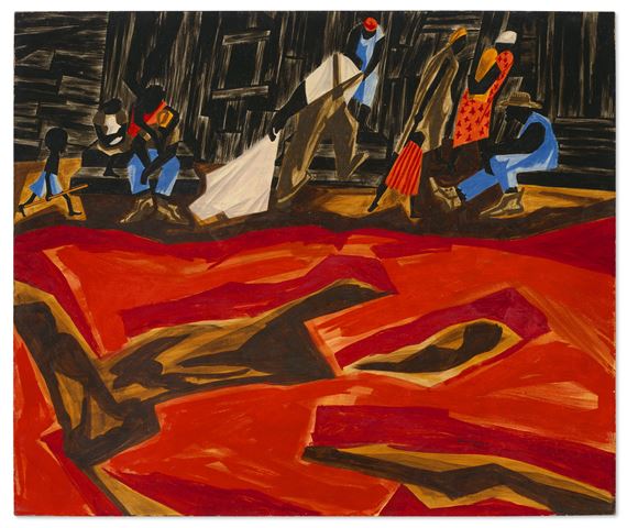 Red Earth – Georgia by Jacob Lawrence, 1947, Painted in 1947