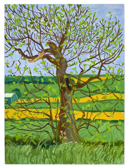 Woldgate Tree, May by David Hockney, May 21, 2006, Painted in 2006