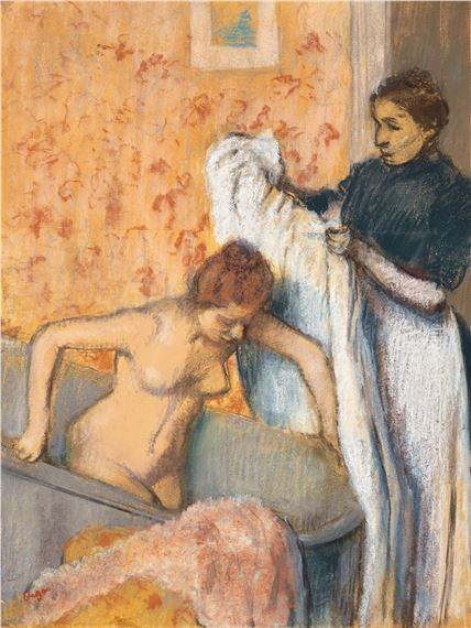 Edgar Degas | APRÈS LE BAIN (1896) | MutualArt