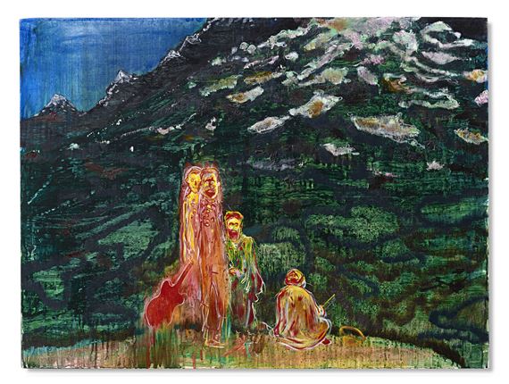 Bande on the Run by Daniel Richter, 2009, Painted in 2009