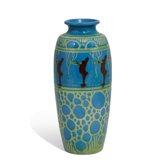 Weller Pottery | Rhead Faience earthenware vase | MutualArt